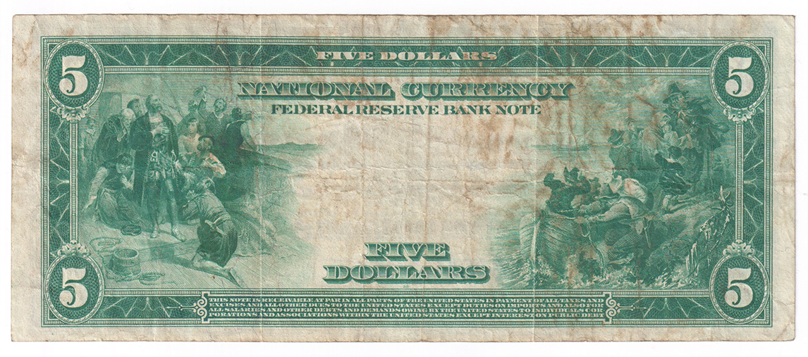 1918 $5 St. Louis - VF