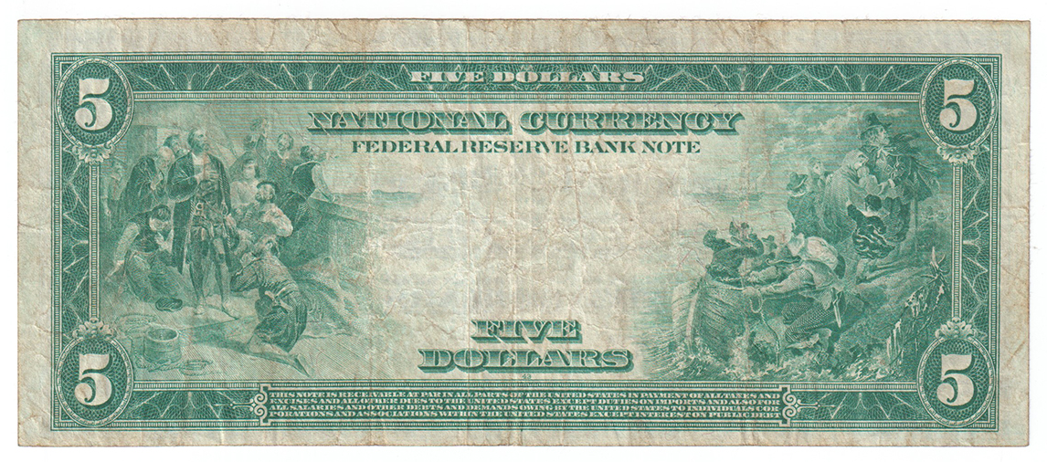 1918 $5 St. Louis - VF