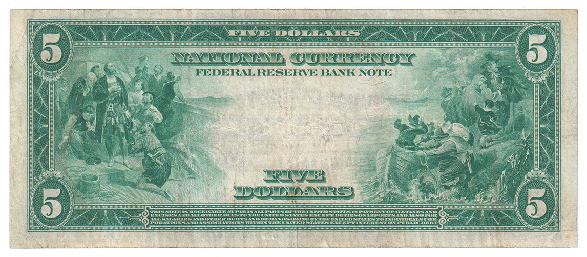 1918 $5 St. Louis - VF