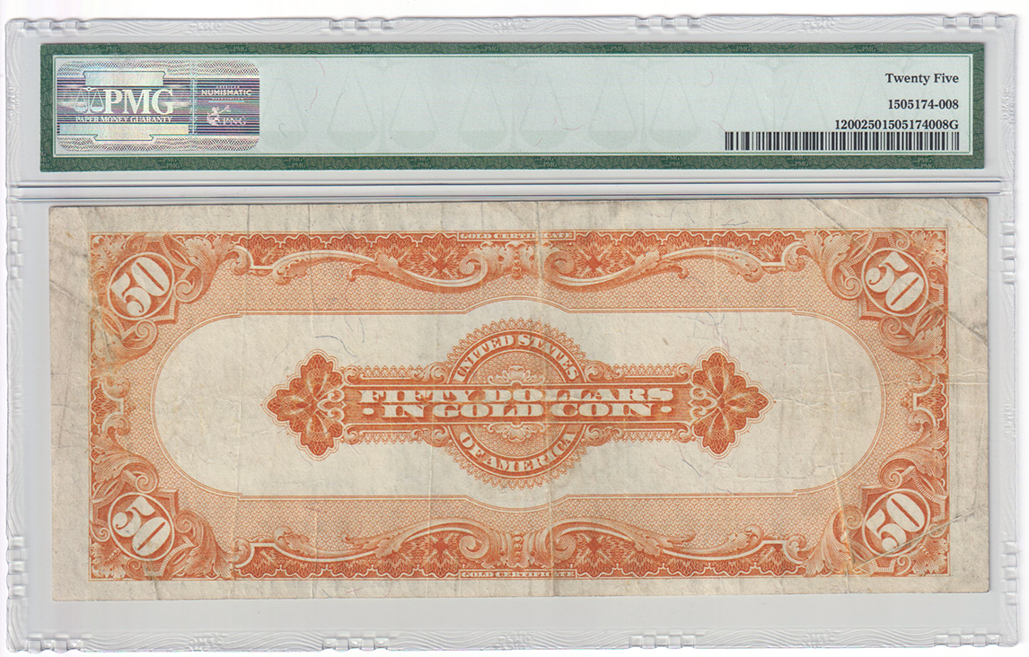 1922 $50 Fr# 1200 - PMG VF-25