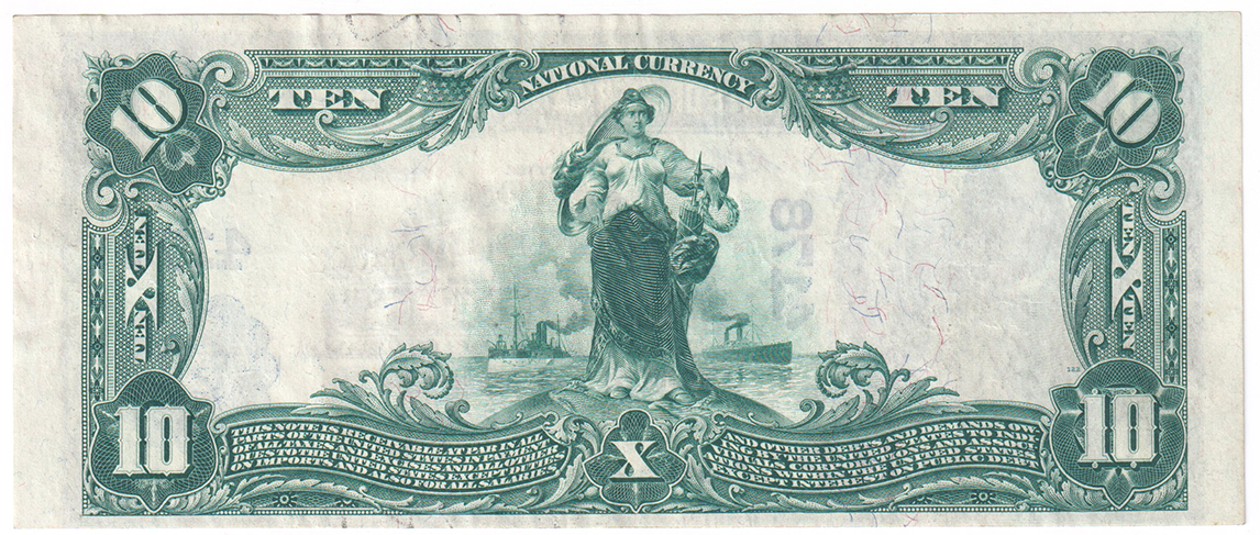 1902 $10 Blue Seal - St. Louis, MO Charter #4178 - AU