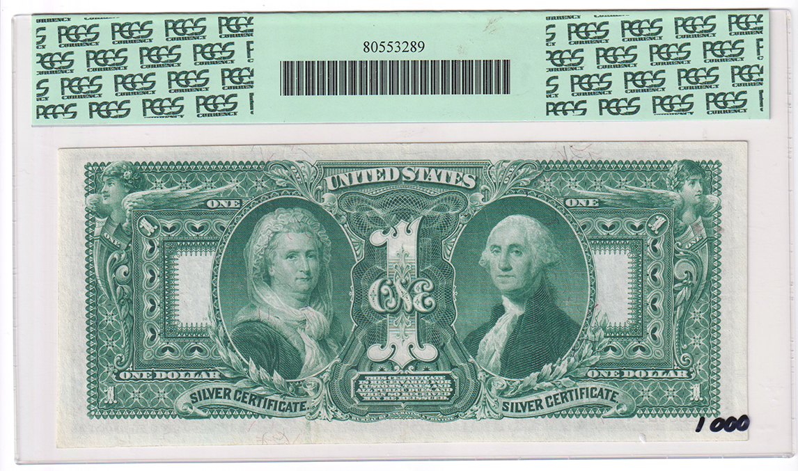 1896 $1 Educational Fr# 224 - PCGS VF-30 PPQ