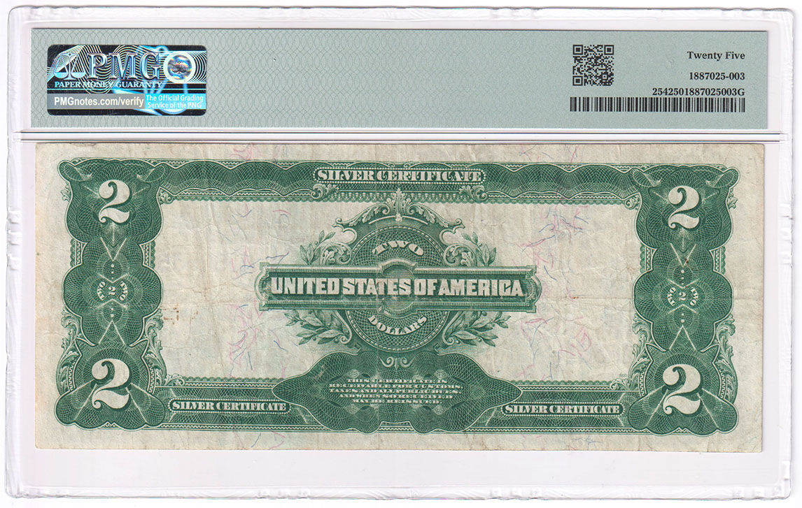1899 $2 Fr# 254 - PMG VF-25