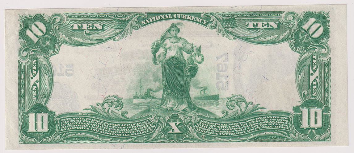1902 $10 Blue Seal - Mishawaka, IN Charter #5167 - AU