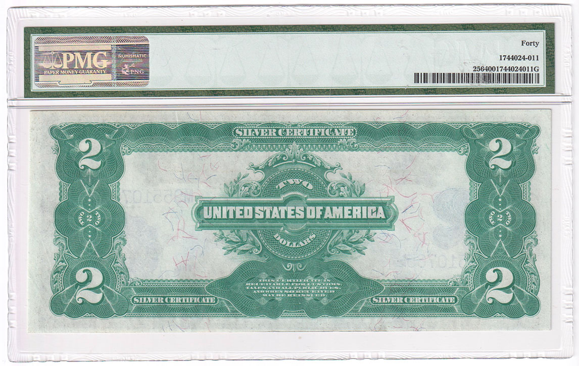 1899 $2 Fr# 256 - PMG XF-40