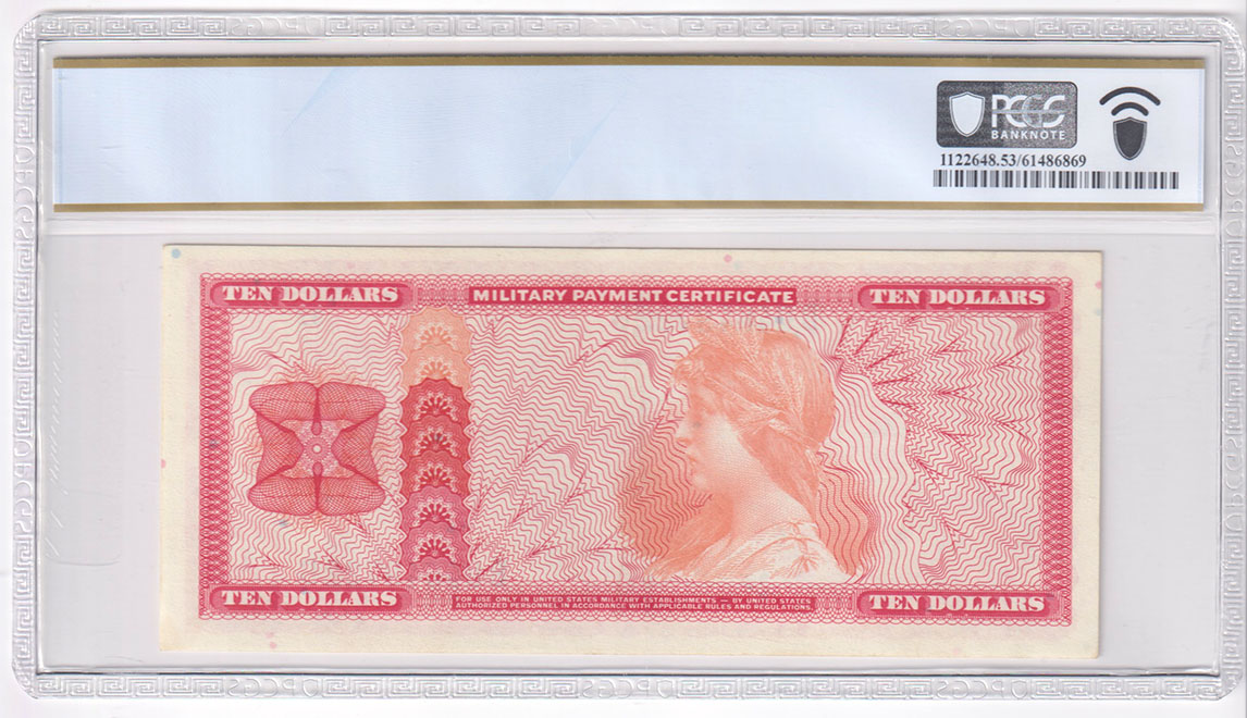 $10 Series 661 MPC - PCGS AU-53